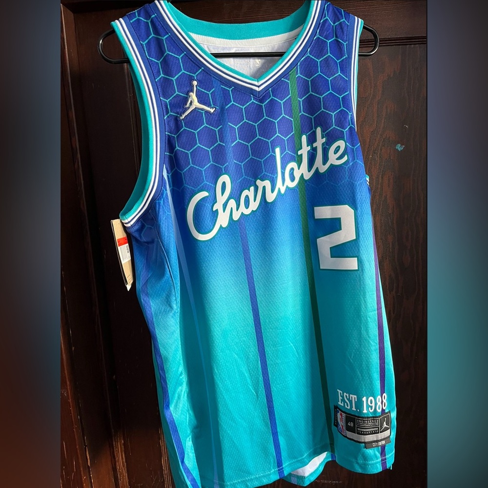 Nike Lamelo Ball NBA Jersey Charlotte Hornets Mens Large